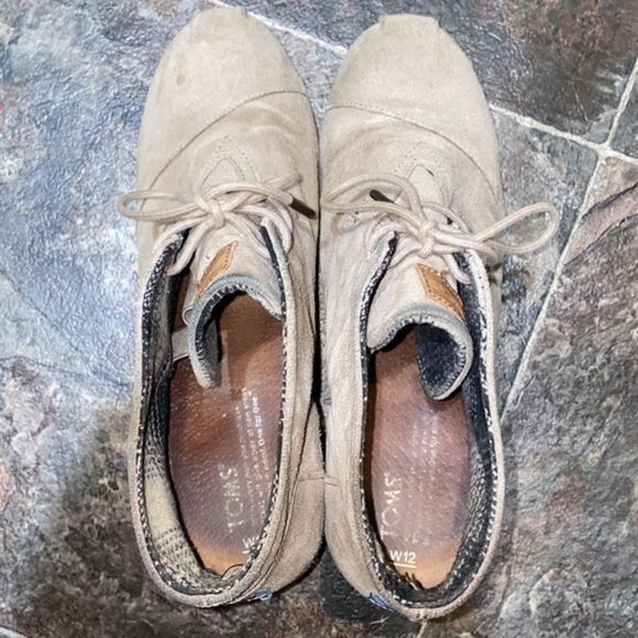 Toms wedges size 12W - Picture 4 of 10